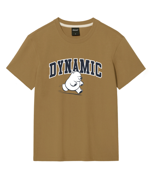 OKSTAR(オクスター)の「ダイナミッククマの半袖(Tシャツ/カットソー・レディース・ネイビー/ダークグリーン/グレー/ダークグレー/ブラック/ライトベージュ/ダークブルー/ライトグレー/カーキ/ホワイト/クリーム・SMALL/MEDIUM/LARGE/X-LARGE/2XL/3XL/4XL)」の17枚目の写真