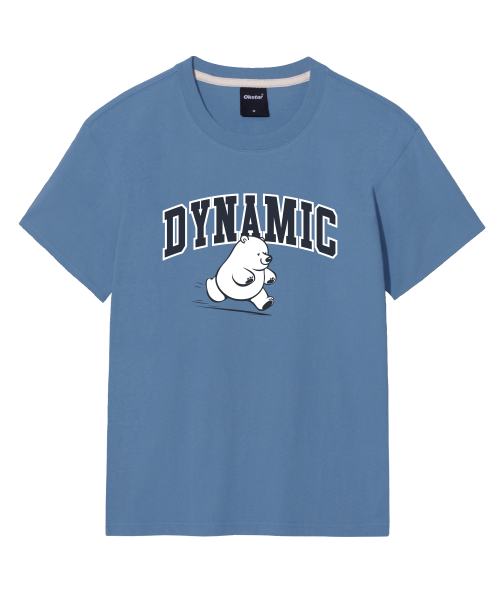 OKSTAR(オクスター)の「ダイナミッククマの半袖(Tシャツ/カットソー・レディース・ネイビー/ダークグリーン/グレー/ダークグレー/ブラック/ライトベージュ/ダークブルー/ライトグレー/カーキ/ホワイト/クリーム・SMALL/MEDIUM/LARGE/X-LARGE/2XL/3XL/4XL)」の18枚目の写真