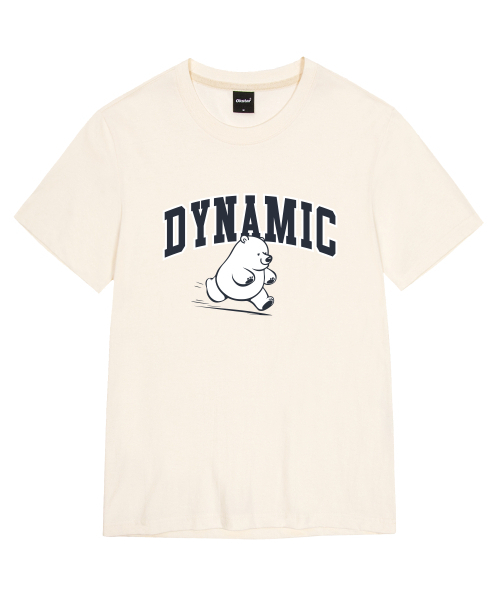 OKSTAR(オクスター)の「ダイナミッククマの半袖(Tシャツ/カットソー・レディース・ネイビー/ダークグリーン/グレー/ダークグレー/ブラック/ライトベージュ/ダークブルー/ライトグレー/カーキ/ホワイト/クリーム・SMALL/MEDIUM/LARGE/X-LARGE/2XL/3XL/4XL)」の19枚目の写真