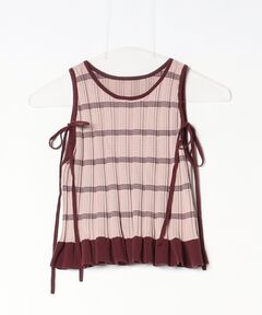 MEDI PURIPURI SHORT KNIT TOP（Tシャツ/カットソー）｜Ameri（アメリ
