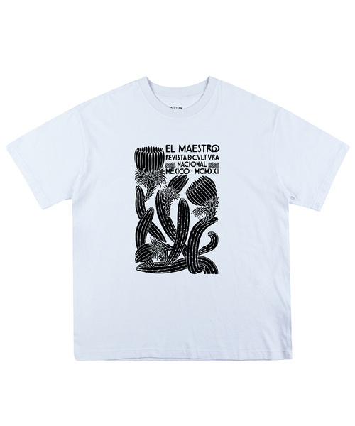 NAVYTEAM(ネイビーチーム)の「EL MAESTRO MM 半袖Tシャツ(6色)(Tシャツ/カットソー・レディース・ホワイト×パープル/ホワイト×ブラック/チャコールグレー×ブラック/チャコールグレー×パープル/ネイビー/ブラック・SMALL/MEDIUM/LARGE/X-LARGE)」の2枚目の写真