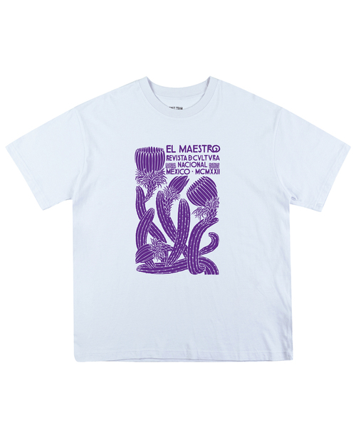 NAVYTEAM(ネイビーチーム)の「EL MAESTRO MM 半袖Tシャツ(6色)(Tシャツ/カットソー・レディース・ホワイト×パープル/ホワイト×ブラック/チャコールグレー×ブラック/チャコールグレー×パープル/ネイビー/ブラック・SMALL/MEDIUM/LARGE/X-LARGE)」の3枚目の写真