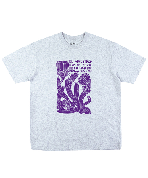 NAVYTEAM(ネイビーチーム)の「EL MAESTRO MM 半袖Tシャツ(6色)(Tシャツ/カットソー・レディース・ホワイト×パープル/ホワイト×ブラック/チャコールグレー×ブラック/チャコールグレー×パープル/ネイビー/ブラック・SMALL/MEDIUM/LARGE/X-LARGE)」の4枚目の写真