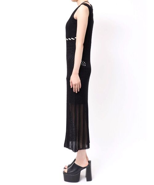 MURUA(ムルーア)の「ステッチパッチワークワンピース 夏服(ワンピース・レディース・アイボリー/ブラック・FREE)」の14枚目の写真