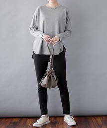 サイドスリットロングTシャツ