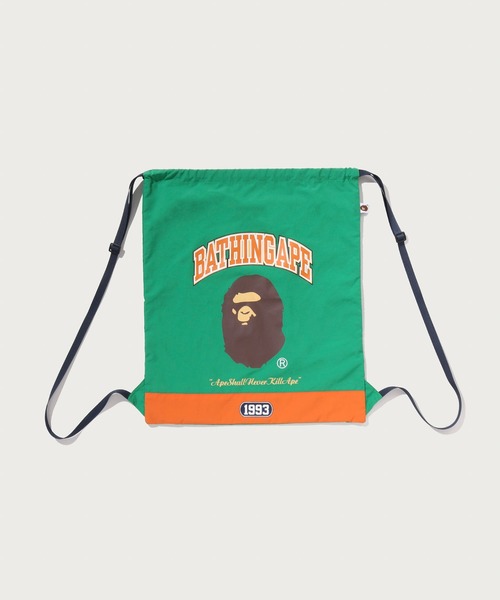 A BATHING APE（アベイシングエイプ）の「A BATHING APE KNAPSACK（バックパック/リュック・メンズ・ネイビー/グリーン・FREE）」の3枚目の写真