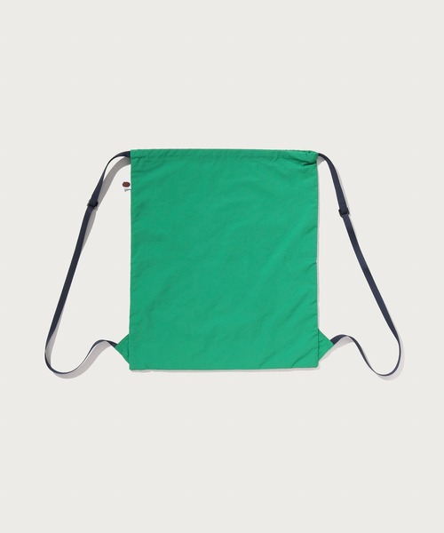 A BATHING APE（アベイシングエイプ）の「A BATHING APE KNAPSACK（バックパック/リュック・メンズ・ネイビー/グリーン・FREE）」の5枚目の写真