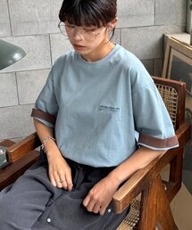 CIAOPANIC TYPY | 【UNISEX】配色フェイクレイヤードTee(Tシャツ/カットソー)
