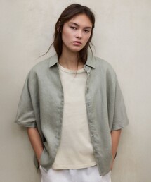 MELANIA ショートスリーブ シャツ / MELANIA SHIRT WOMAN