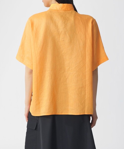 ECOALF(エコアルフ)の「MELANIA ショートスリーブ シャツ / MELANIA SHIRT WOMAN(シャツ/ブラウス・レディース・グリーン系その他2/イエロー系その他2・FREE)」の9枚目の写真