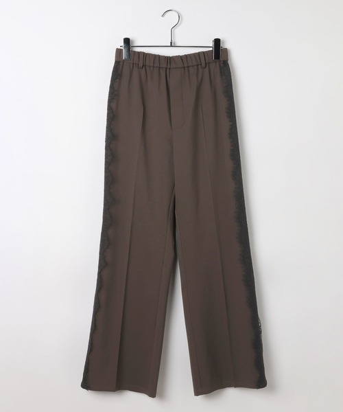 LEPSIM(レプシィム)の「セミフレアレースラインパンツ 1017511(その他パンツ・レディース・ブラック/ブラウン・LARGE/MEDIUM)」の9枚目の写真