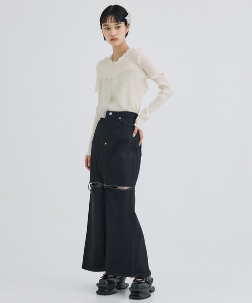tanakadaisuke(タナカダイスケ)の「【tanakadaisuke/タナカダイスケ】Snow bijou barrette left/スノービジューバレッタ(左側用)(バレッタ/ヘアクリップ・レディース・ホワイト・FREE)」の5枚目の写真