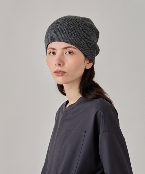 arth（アース）の「arth  Si/Wo Double Beanie / アース（ニットキャップ/ビーニー・メンズ・オレンジ/グレー/ブラック/グリーン・57~59cm）」の20枚目の写真