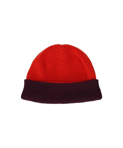 arth（アース）の「arth  Si/Wo Double Beanie / アース（ニットキャップ/ビーニー・メンズ・オレンジ/グレー/ブラック/グリーン・57~59cm）」の12枚目の写真