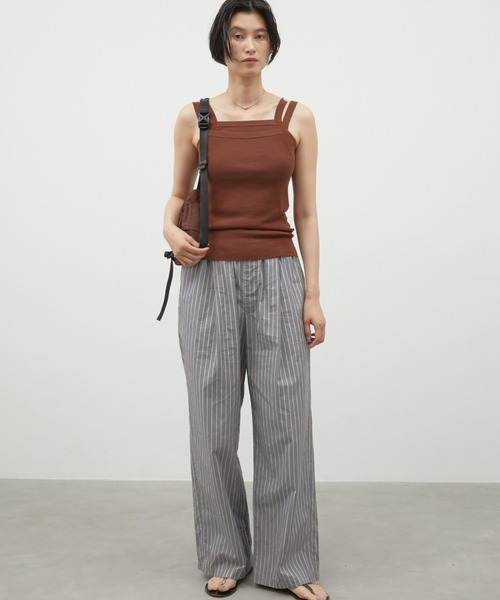 LA PEAU DE GEM(ラポドゥジェム)の「【LA PEAU DE GEM】urban pants/アーバンパンツ(その他パンツ・レディース・ブルー・SMALL/MEDIUM)」の2枚目の写真