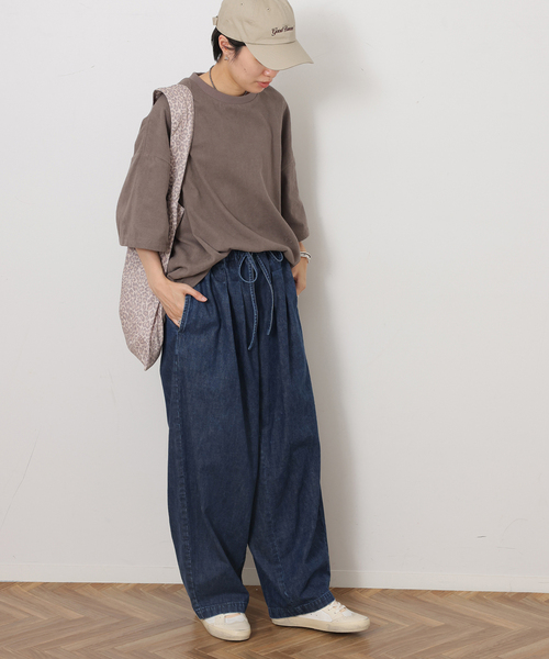 JOURNAL STANDARD LUXE(ジャーナルスタンダード ラックス)の「10OZデニム シフトパンツ(デニムパンツ・レディース・ネイビー・FREE)」の11枚目の写真