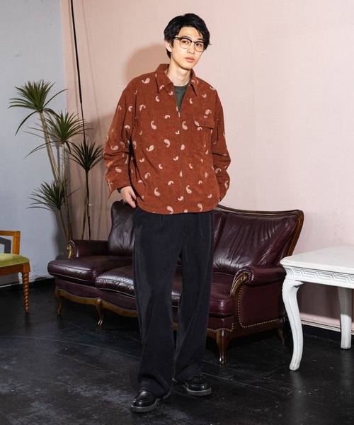 niko and...(ニコアンド)の「刺繍ペイズリーコールシャツ(シャツ/ブラウス・メンズ・ブラウン/ブラック/オレンジ・MEDIUM/LARGE)」の17枚目の写真