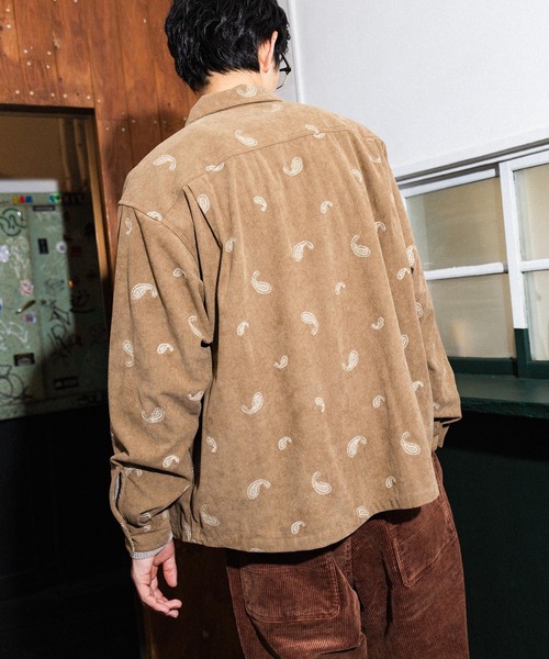 niko and...(ニコアンド)の「刺繍ペイズリーコールシャツ(シャツ/ブラウス・メンズ・ブラウン/ブラック/オレンジ・MEDIUM/LARGE)」の14枚目の写真