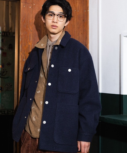 niko and...(ニコアンド)の「刺繍ペイズリーコールシャツ(シャツ/ブラウス・メンズ・ブラウン/ブラック/オレンジ・MEDIUM/LARGE)」の15枚目の写真