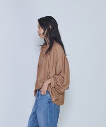 ギャザースキッパーブラウス