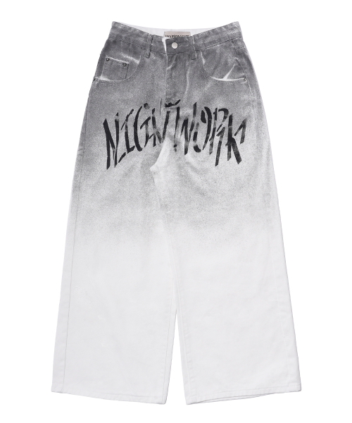 NIGHTWORKDEPT（ナイトワークデプト）の「N.W. Graffiti Wide Pants_Off White（その他パンツ・レディース・その他・SMALL/MEDIUM）」の2枚目の写真