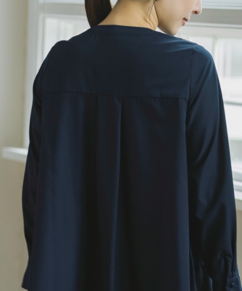 Sono(ソーノ)の「【SONO/ソーノ】【SONO NAVY/ソーノネイビー】プティラパンブラウス(シャツ/ブラウス・レディース・ホワイト/ネイビー・F)」の17枚目の写真