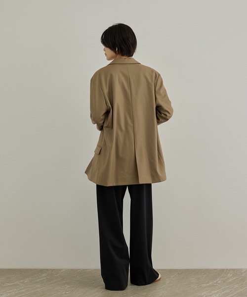SALON adam et rope'(サロン アダム エ ロペ)の「【WEB限定】サイドラインイージーパンツ(その他パンツ・レディース・カーキ/ブラック/チャコールグレー・M/S)」の8枚目の写真