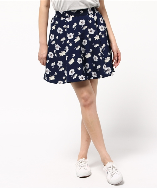 earth music&ecology（アースミュージックアンドエコロジー）の「《プチプラ2,990円+税》【2016Spring】《スキスカ!》フラワーミニスカート（スカート・レディース・オフホワイト/イエロー/ネイビー・FREE）」の14枚目の写真