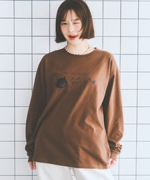 COLORME（カラーミー）の「【野崎智子着用】“No Cats No Life.” イラストロンT(ユニセックス)（Tシャツ/カットソー）」