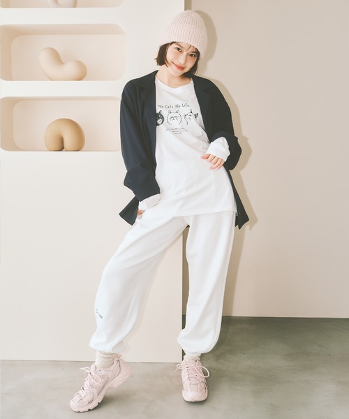 COLORME(カラーミー)の「【野崎智子着用】“No Cats No Life.” イラストロンT(ユニセックス)(Tシャツ/カットソー・レディース・ブラウン/ホワイト・FREE)」の10枚目の写真