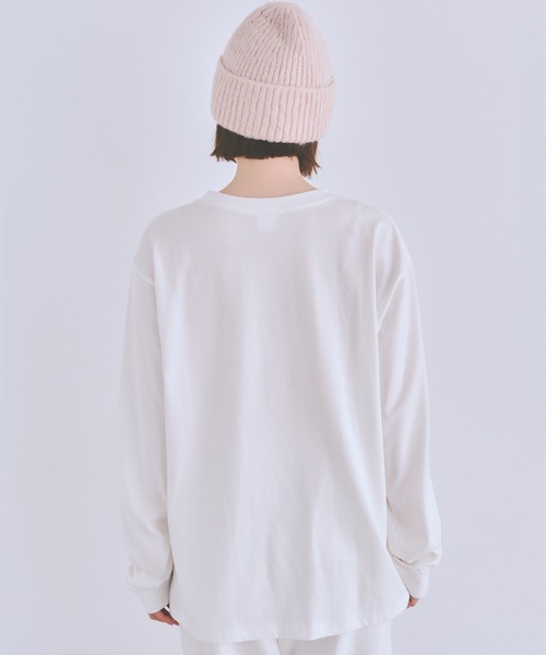COLORME(カラーミー)の「【野崎智子着用】“No Cats No Life.” イラストロンT(ユニセックス)(Tシャツ/カットソー・レディース・ブラウン/ホワイト・FREE)」の8枚目の写真