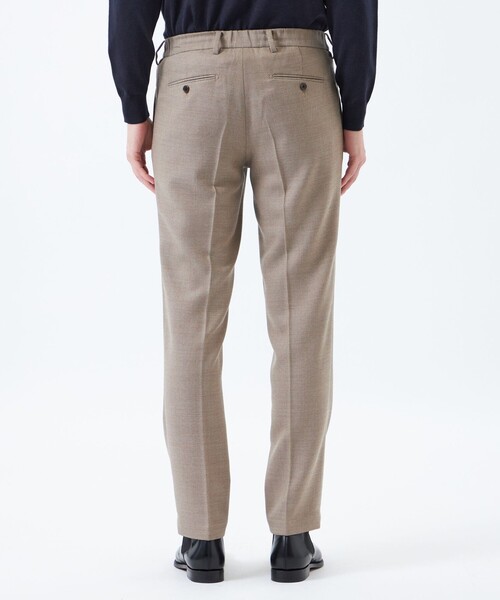 MACKINTOSH PHILOSOPHY(マッキントッシュ フィロソフィー)の「【WEB&一部店舗限定】テーラードジャージーワンタックテーパードパンツ REDA へリンボンストレッチ(その他パンツ・メンズ・ダークネイビー/ベージュ系その他7・38/40)」の12枚目の写真