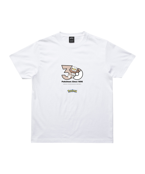 ZOZOSPOT(ゾゾスポット)の「Pokemon 30th Anniversary 1025 T-shirt 「ジオヅム」(Tシャツ/カットソー・レディース・ホワイト・160cm/150cm/140cm/130cm/120cm/110cm/100cm/XXX-LARGE/XX-LARGE/X-LARGE/LARGE/MEDIUM/SMALL)」の1枚目の写真