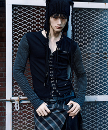 LECYTO（レシト）の「Hook-Line Slim T-shirt_[Black]（Tシャツ/カットソー）」
