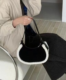 ボアパイピング2WAYショルダーバッグ