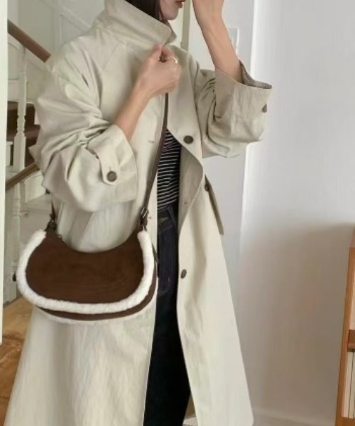deux amour(ドゥーザムール)の「ボアパイピング2WAYショルダーバッグ(ショルダーバッグ・レディース・ブラウン/カーキ/CAMEL/ブラック・FREE)」の7枚目の写真