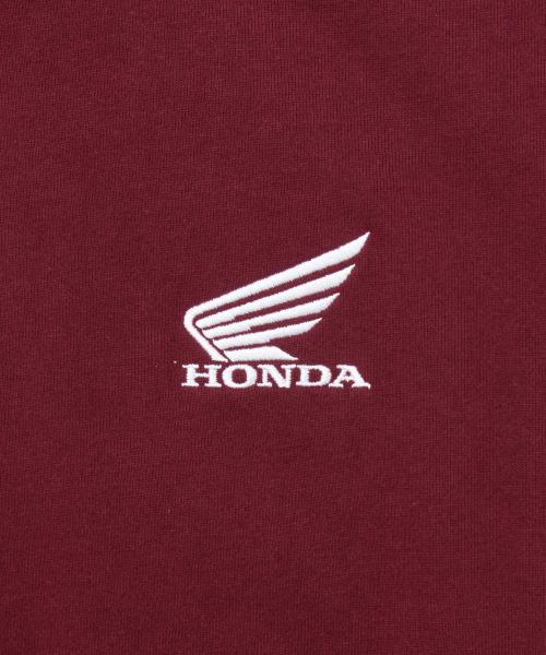 PHYPS MOTORCYCLE(フィップスモーターサイクル)の「HONDA スモールウィング リベットポイント フーディー ボルドー(パーカー・メンズ・その他・SMALL/MEDIUM/LARGE/X-LARGE)」の4枚目の写真
