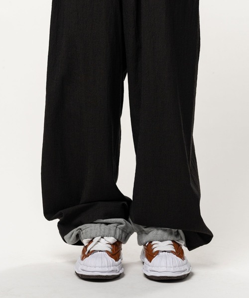 Maison MIHARA YASUHIRO(メゾンミハラヤスヒロ)の「【MIHARAYASUHIRO/ミハラヤスヒロ】Sweat Layered Wool Pants(その他パンツ・メンズ・ダークブラウン・46/44)」の4枚目の写真