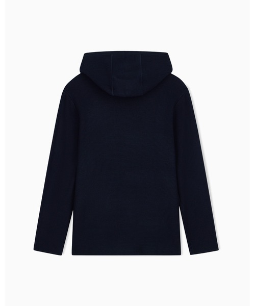 ARMANI EXCHANGE（アルマーニエクスチェンジ）の「【A|X アルマーニ エクスチェンジ】フーデッド ニットジャケット（その他アウター・メンズ・ダークネイビー・MEDIUM/LARGE/X-SMALL/X-LARGE/SMALL）」の2枚目の写真