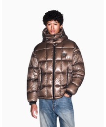 ARMANI EXCHANGE（アルマーニエクスチェンジ）の「【A|X アルマーニ エクスチェンジ】グロッシー  フーデッドダウン ジャケット（ダウンジャケット/コート）」