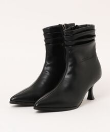 【MAISON MAVERICK PRESENTS】Scrunch Leather Ankle Boots