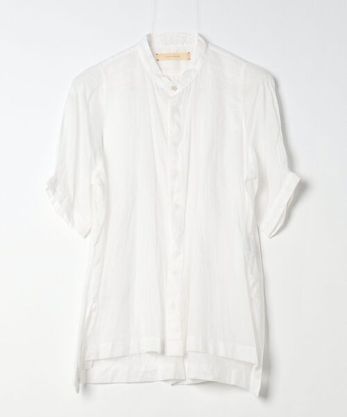 suzuki takayuki(スズキタカユキ)の「lantern-sleeve blouse(シャツ/ブラウス・レディース・グレー/ホワイト/ピンク・FREE)」の1枚目の写真