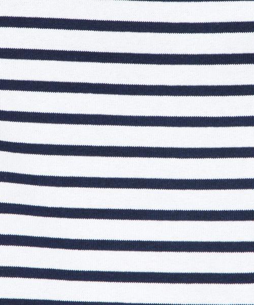 green label relaxing（グリーンレーベルリラクシング）の「[セントジェームス] SAINTJAMES OUESSANT ボーダー 16（Tシャツ/カットソー・メンズ・ホワイト/グレー/ネイビー・SMALL/X-SMALL/MEDIUM）」の11枚目の写真