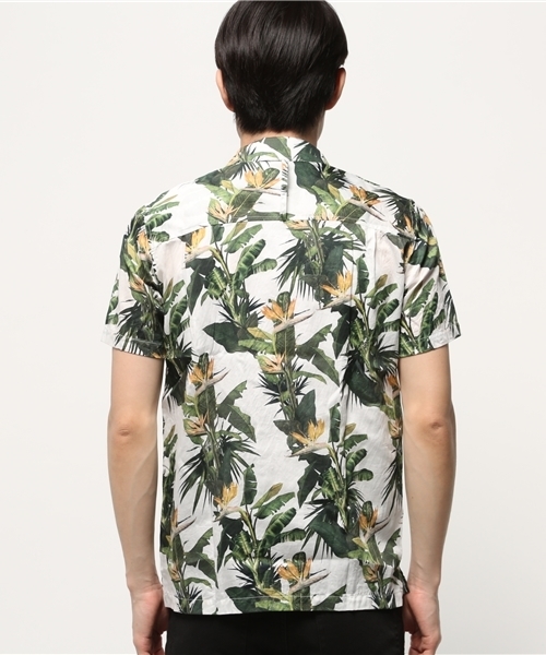 BHY-biography(ビーエイチワイバイオグラフィー)の「80/1 SATIN ALOHA /サテンアロハシャツ(シャツ/ブラウス・メンズ・ホワイト・44)」の7枚目の写真