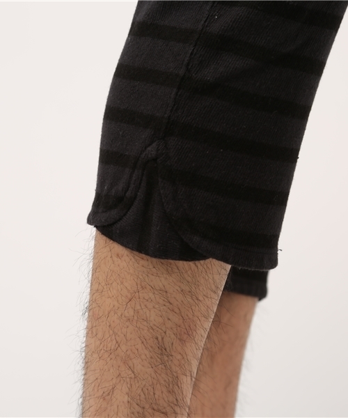 ALDIES（アールディーズ）の「【SPACELORZ】GD BORDER PANTS グラデーション ボーダー クロップドパンツ（その他パンツ・メンズ・パープル/ブラック・SMALL/LARGE/MEDIUM）」の14枚目の写真