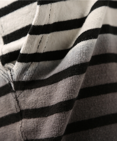 ALDIES（アールディーズ）の「【SPACELORZ】GD BORDER PANTS グラデーション ボーダー クロップドパンツ（その他パンツ・メンズ・パープル/ブラック・SMALL/LARGE/MEDIUM）」の7枚目の写真