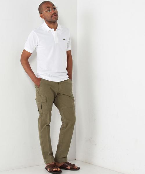 LACOSTE（ラコステ）の「＜LACOSTE（ラコステ）＞L1212A ポロ（ポロシャツ・メンズ・ホワイト/ワインレッド/ターコイズブルー/ネイビー・2/3/4/5/6）」の9枚目の写真