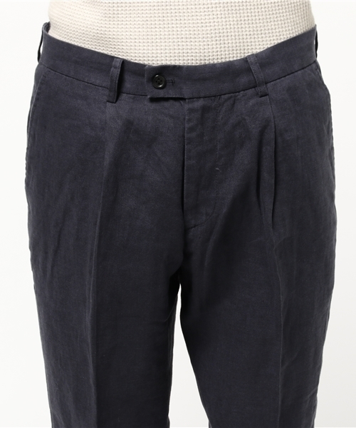 URBAN RESEARCH(アーバンリサーチ)の「UR リネンキャンバスクロップドトラウザー(その他パンツ・メンズ・ネイビー/ベージュ/ホワイト・MEDIUM/LARGE)」の7枚目の写真