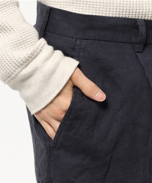 URBAN RESEARCH(アーバンリサーチ)の「UR リネンキャンバスクロップドトラウザー(その他パンツ・メンズ・ネイビー/ベージュ/ホワイト・MEDIUM/LARGE)」の10枚目の写真