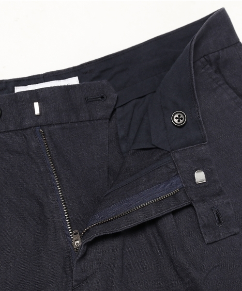 URBAN RESEARCH(アーバンリサーチ)の「UR リネンキャンバスクロップドトラウザー(その他パンツ・メンズ・ネイビー/ベージュ/ホワイト・MEDIUM/LARGE)」の12枚目の写真